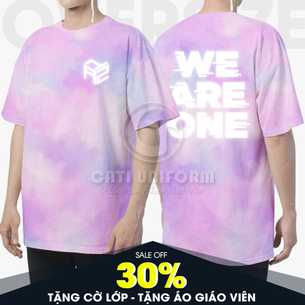 Áo lớp Oversize TYE DIE phản quang
