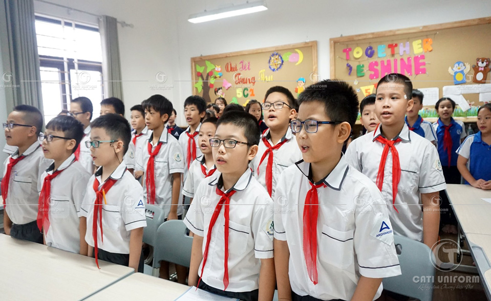 áo đồng phục học sinh tiểu học