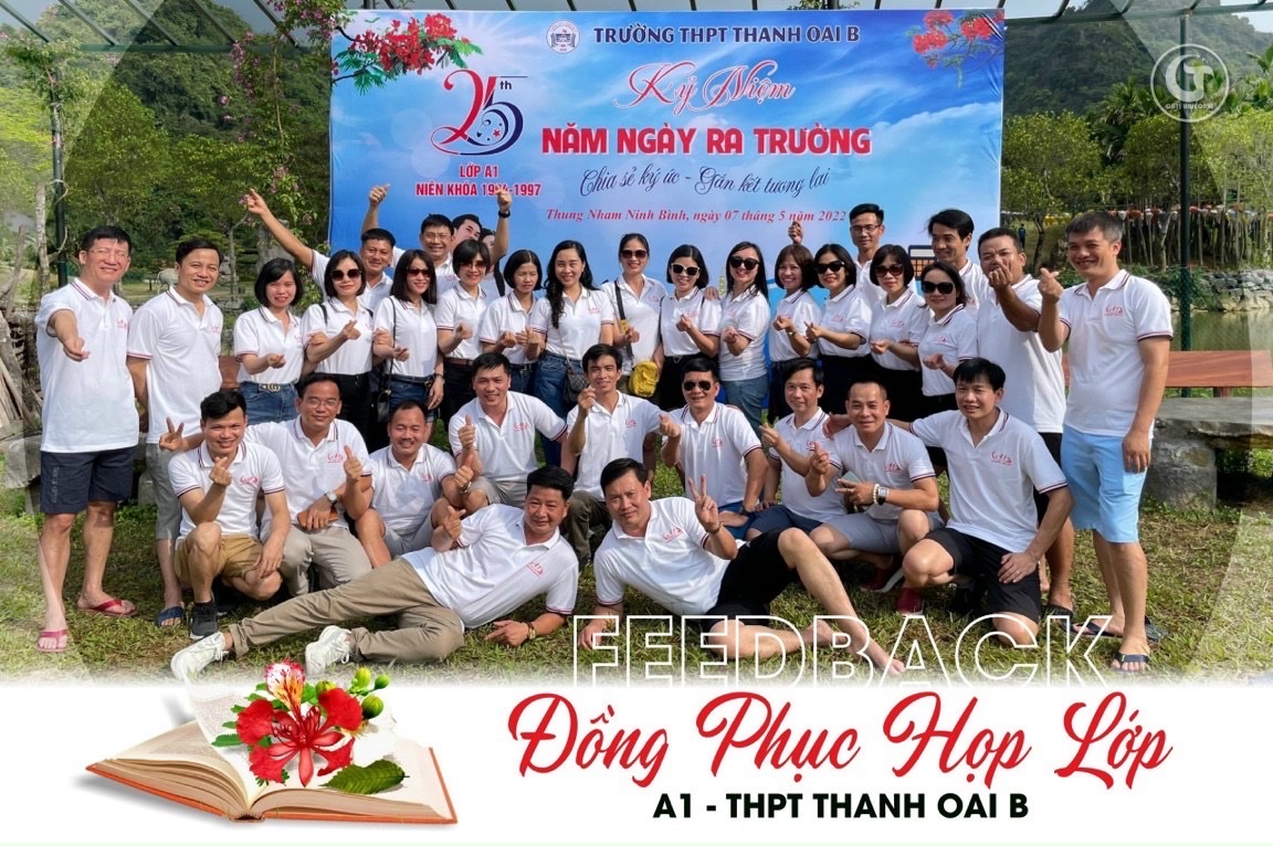 Áo đồng phục kỷ niệm 25 năm ra trường