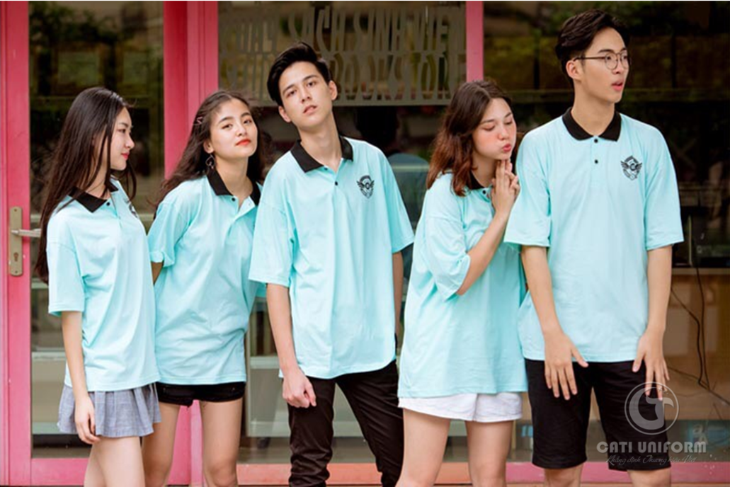 Áo đồng phục lớp Oversize cổ bẻ