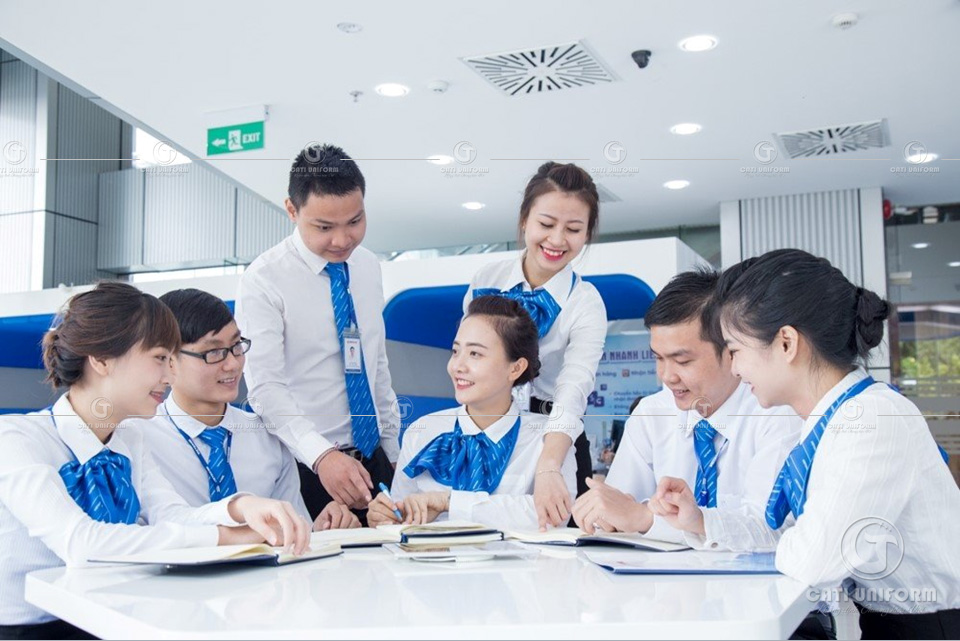 Áo đồng phục sơ mi công sở cao cấp