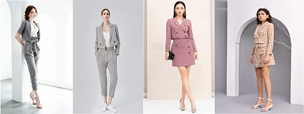 áo khoác vest nữ dáng lửng