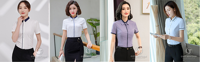 áo sơ mi công sở nữ dáng ôm body