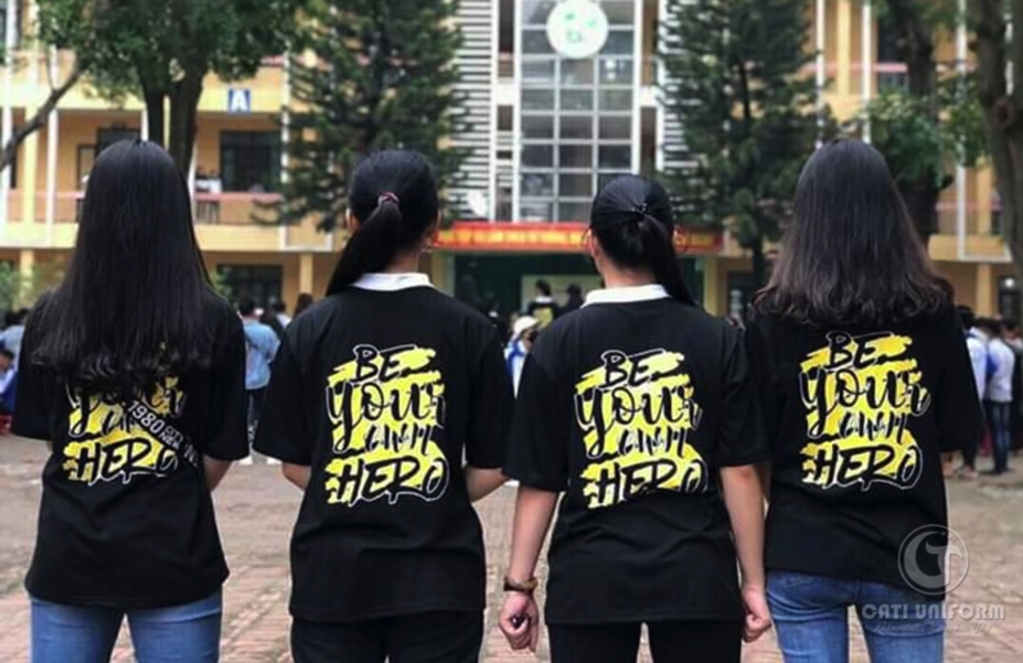 Đồng phục áo lớp tay lỡ phản quang