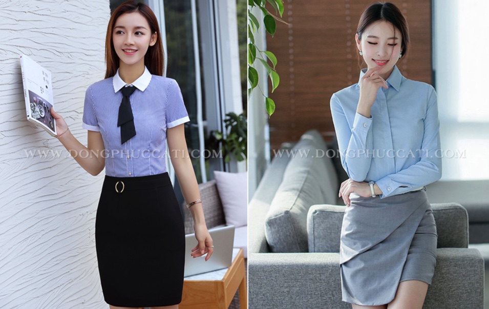 đồng phục sơ mi nữ