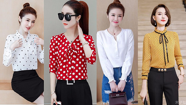 sơ mi cổ cách tân